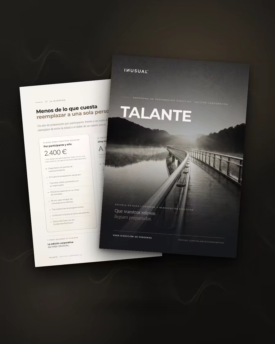 El dossier impreso de TALANTE, edición corporativa